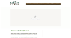 Desktop Screenshot of nurtureeducation.com